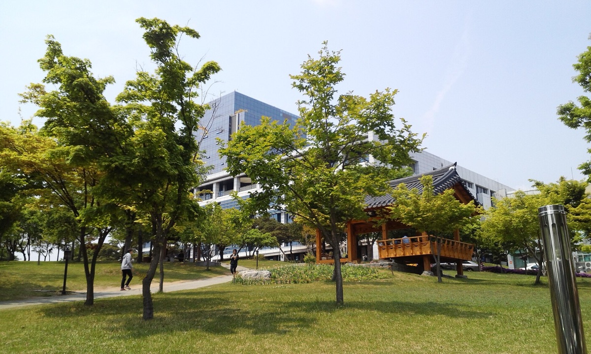 대구 경북대학교 중앙도서관 일대