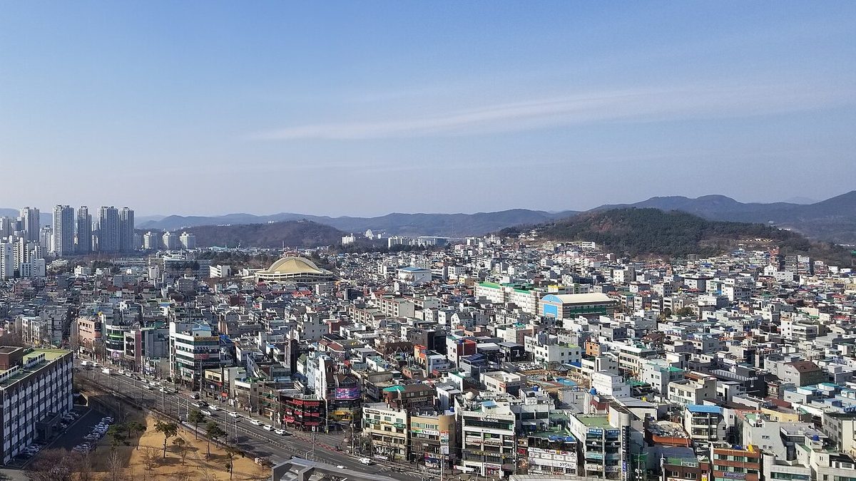 대구 주택가 전경
