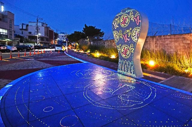 대구 남구 이천동 테마거리 야경