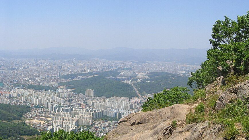 대구 수성구 지산·범물동 아파트 단지 원경