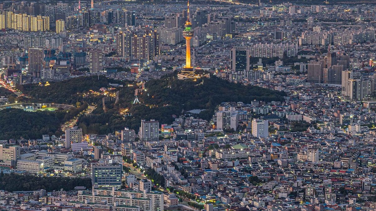 83타워가 보이는 대구 시가지 야경